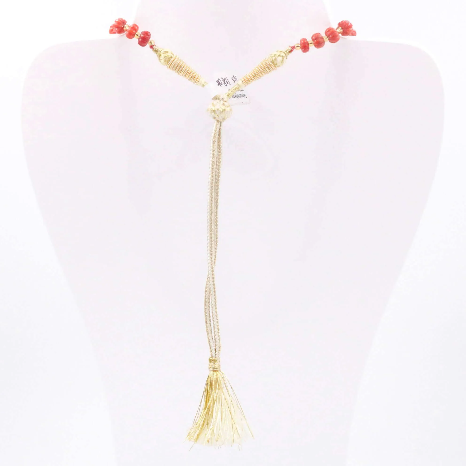 100% Natural Red Italian Coral Necklace SKU: 6143197