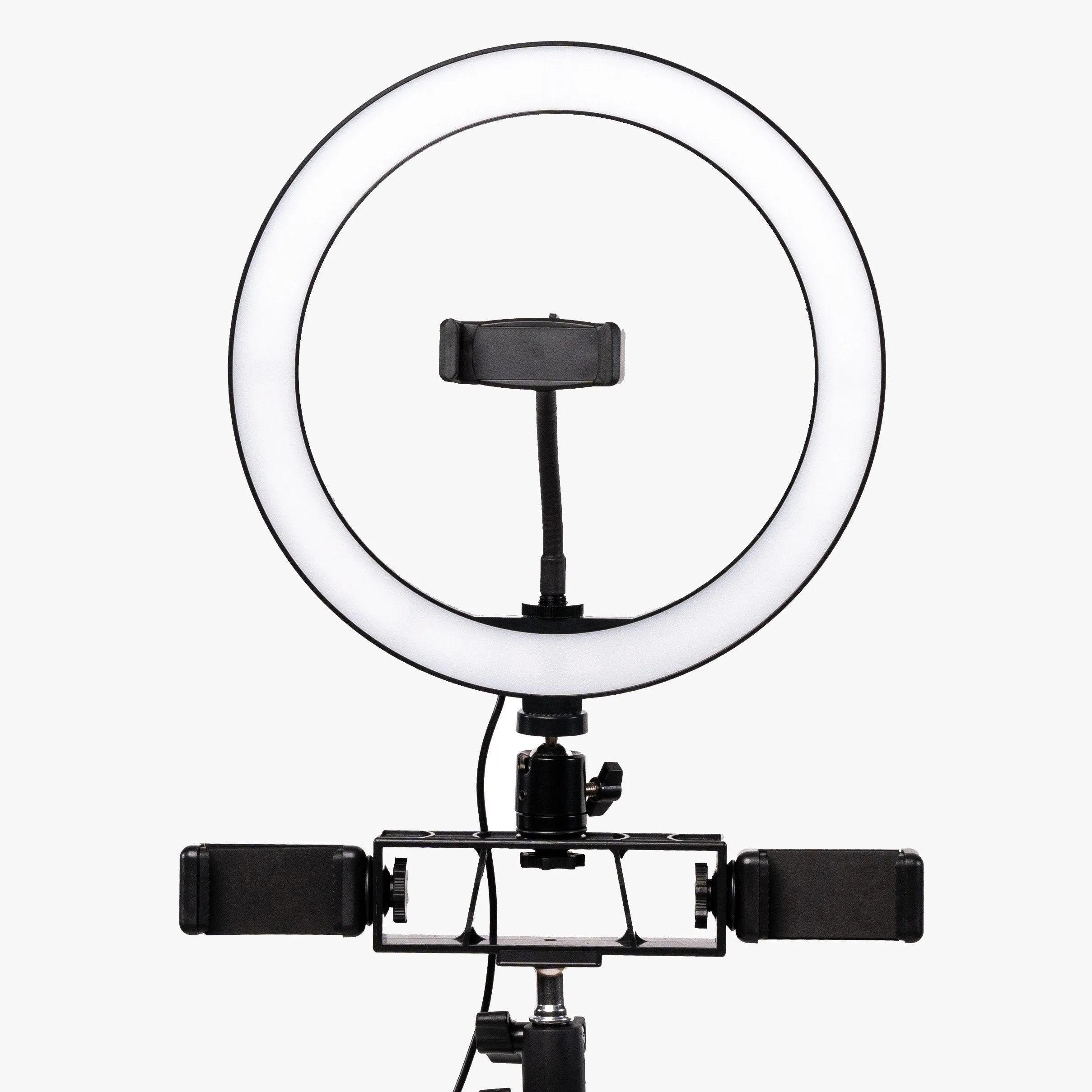 10" LED Livestream Ring Light w/ Triple Phone Mount - Onyx (DEMO STOCK)