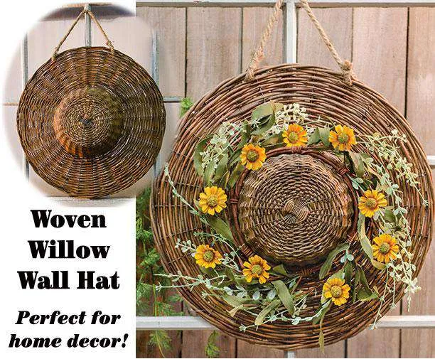 *18" Willow Wall Hat