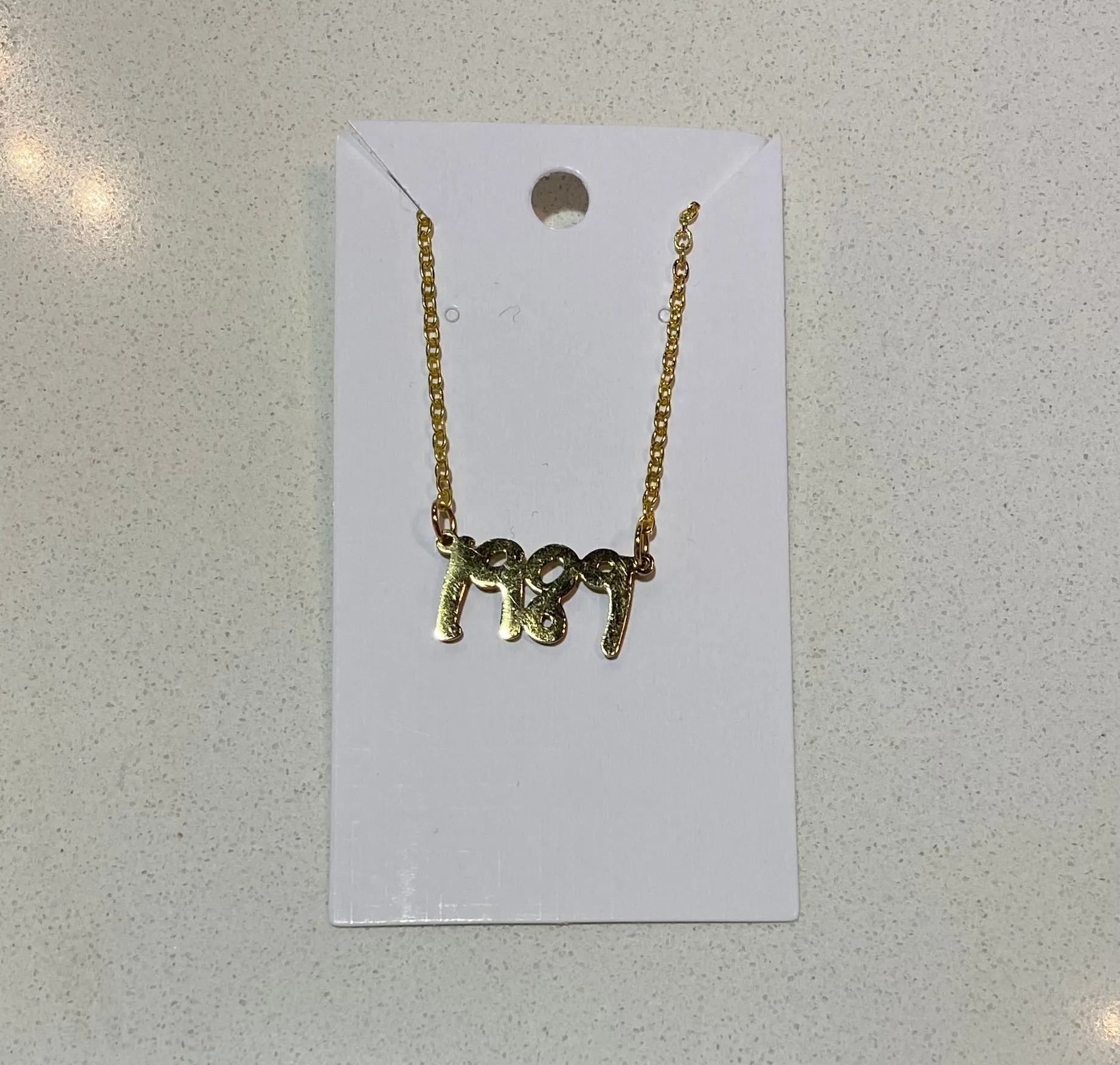 1989 Gold Chain Necklace