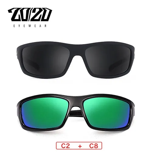 20/20 Polarized Sunglasses Men Square