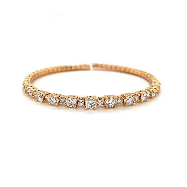 A Link Diamond Bangle