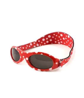 Adventure Banz Red Polka Sunglasses for 2-5 years