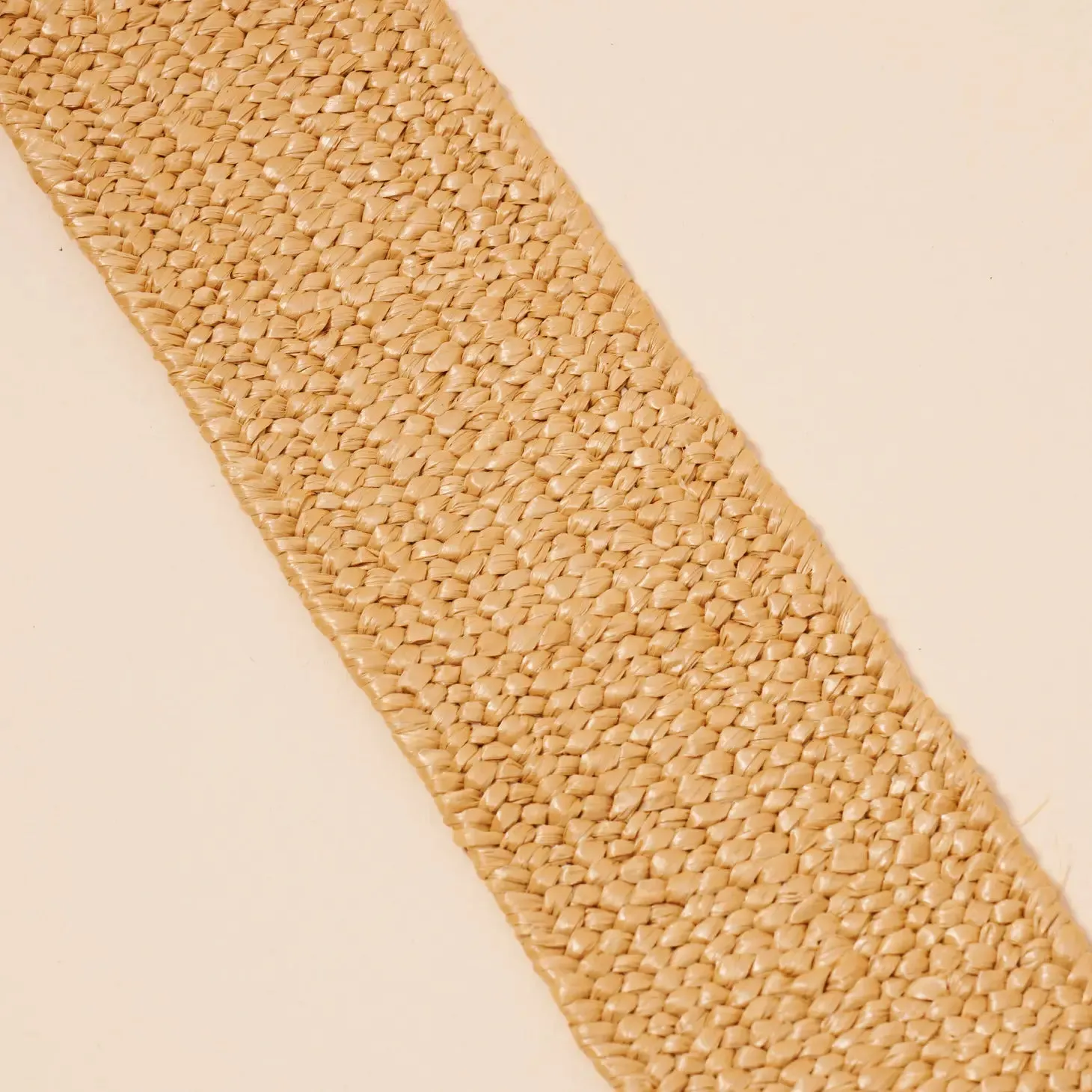 Avie Wide Straw Belt