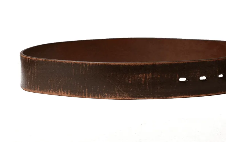 Bed Stu HoBo Brown Abrasive Genuine Leather Belt A200012-BRAB