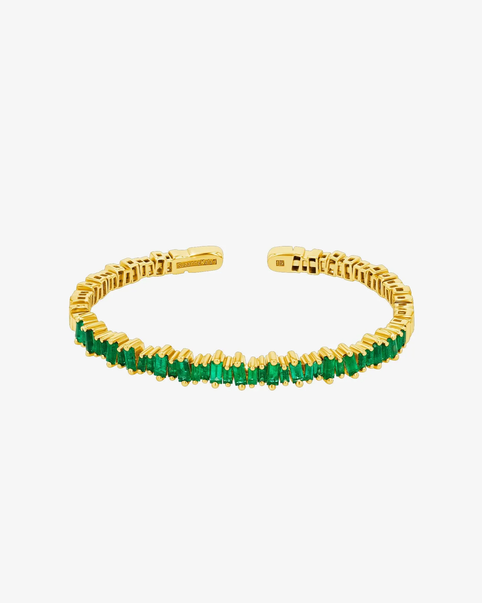 Bold Emerald Bangle