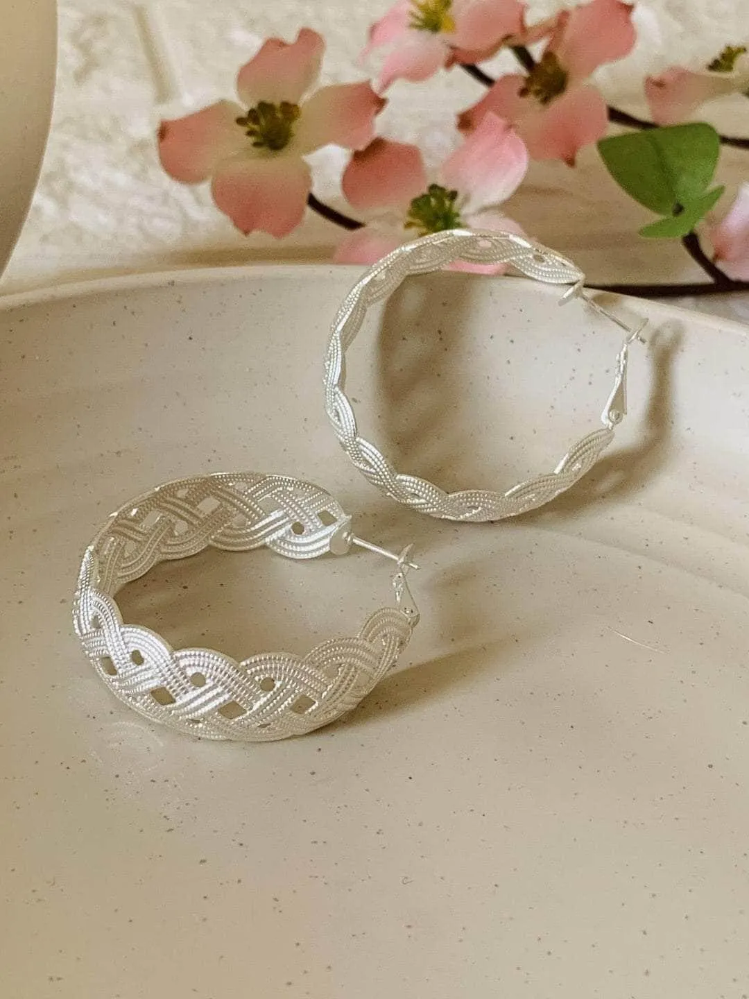 Braided Hoop Earrings