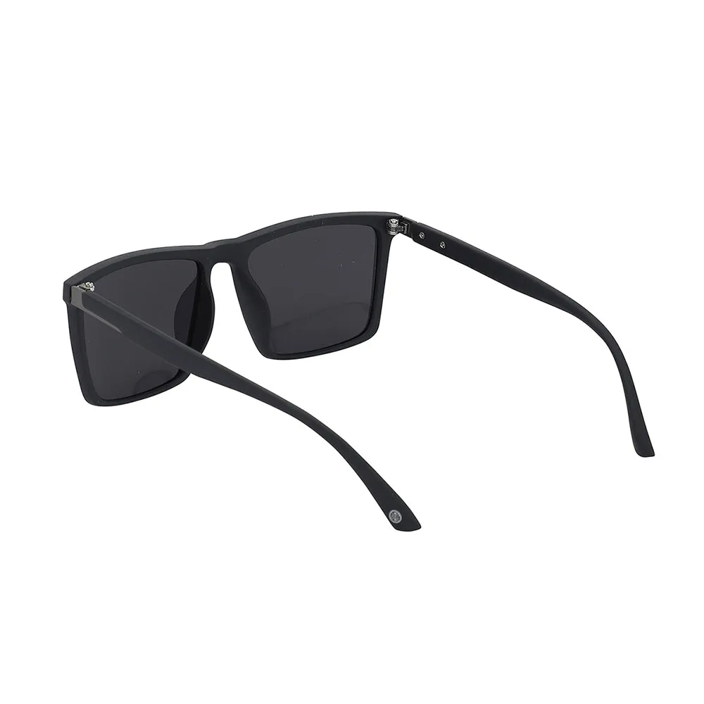 Carlton London Premium Black Toned Polarised And Uv Protected Lens Wayfarer Sunglasses For Men