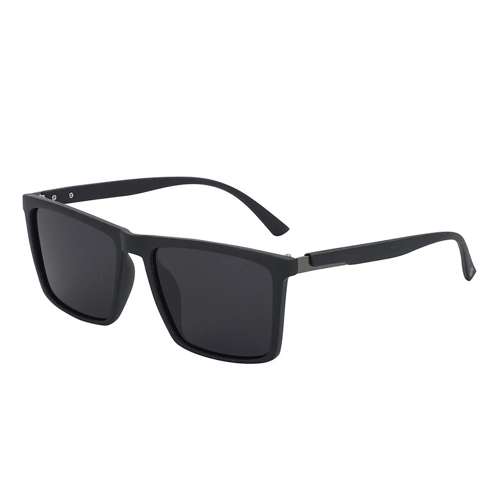 Carlton London Premium Black Toned Polarised And Uv Protected Lens Wayfarer Sunglasses For Men