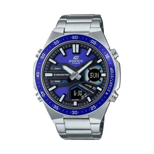 CASIO EDIFICE Mod. CLASSIC ANA-DIGIT - 10 YEAR BATTERY