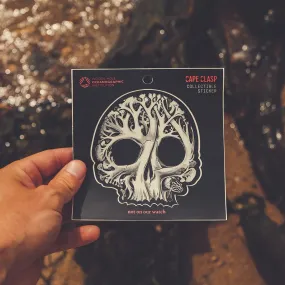 CC X WHOI Coral Skull Sticker