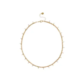 Celeste White Freshwater Pearl Necklace