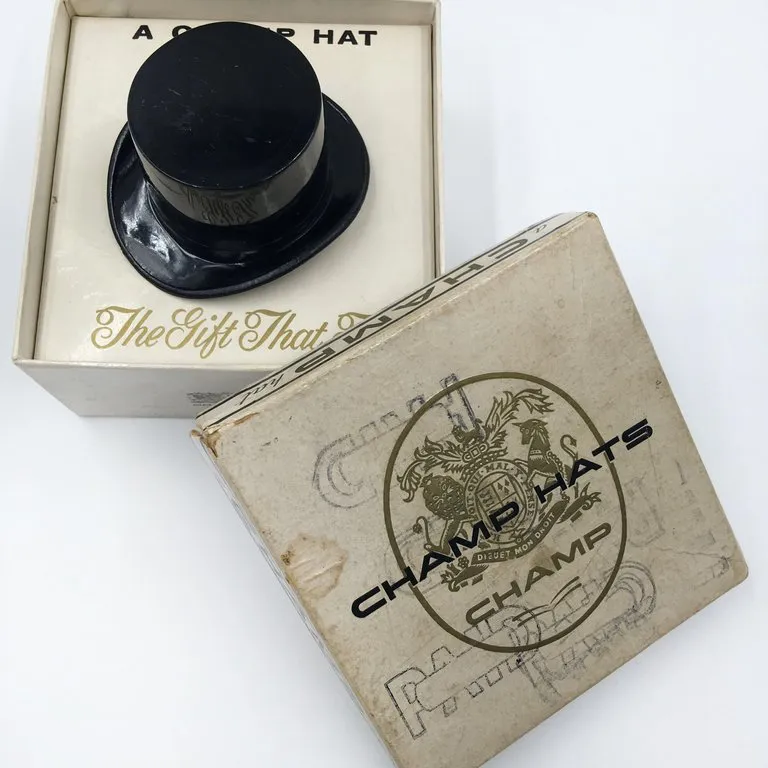 Champs Vintage "Salesman Sample" "Gift Certificate" Top Hat in Original Box