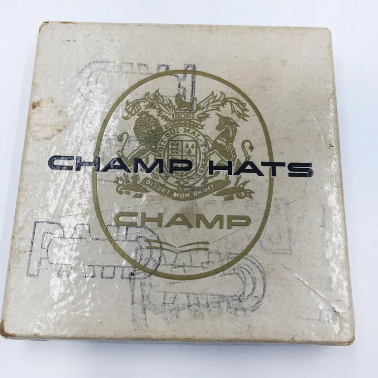 Champs Vintage "Salesman Sample" "Gift Certificate" Top Hat in Original Box