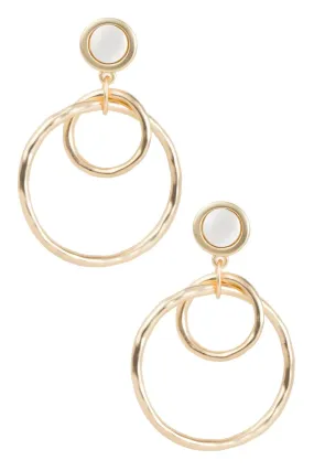 Circle Duo Statement Earrings