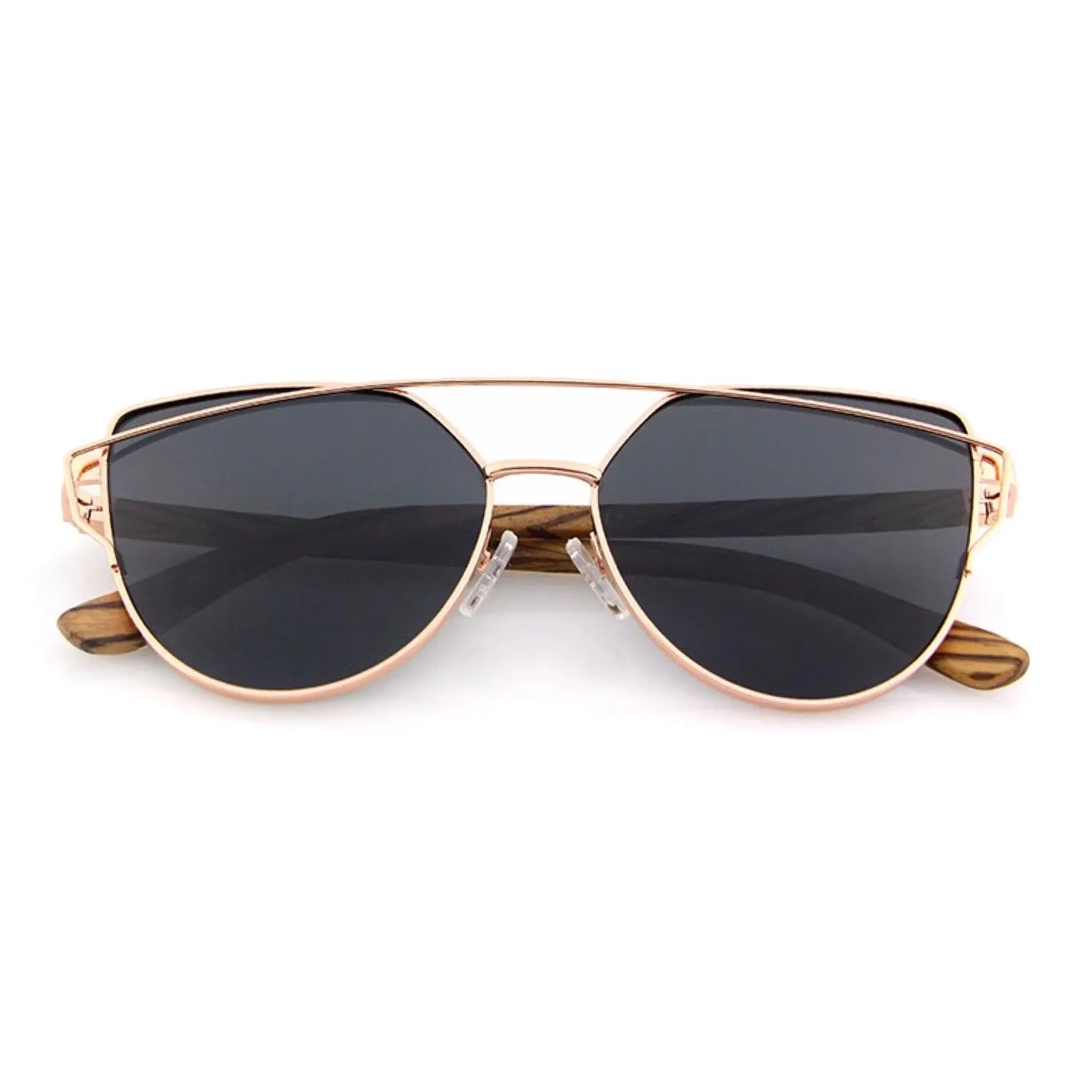 Coco // Polarized Black Cat-Eye Sunglasses