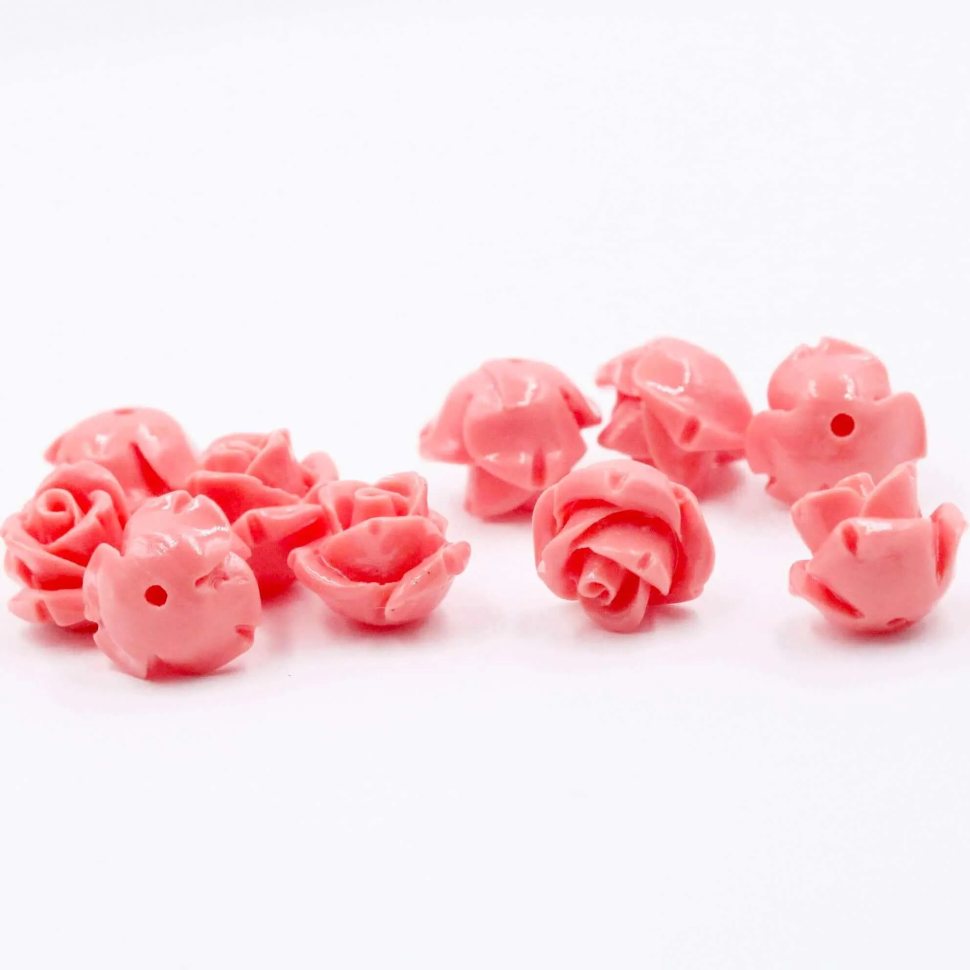 Composite Coral Flower Loose Gemstone Pink Flower Mount Flower Post Flower Mount Pink DIY Jewelry Supplies DIY Coral Jewelry SKU 6143247