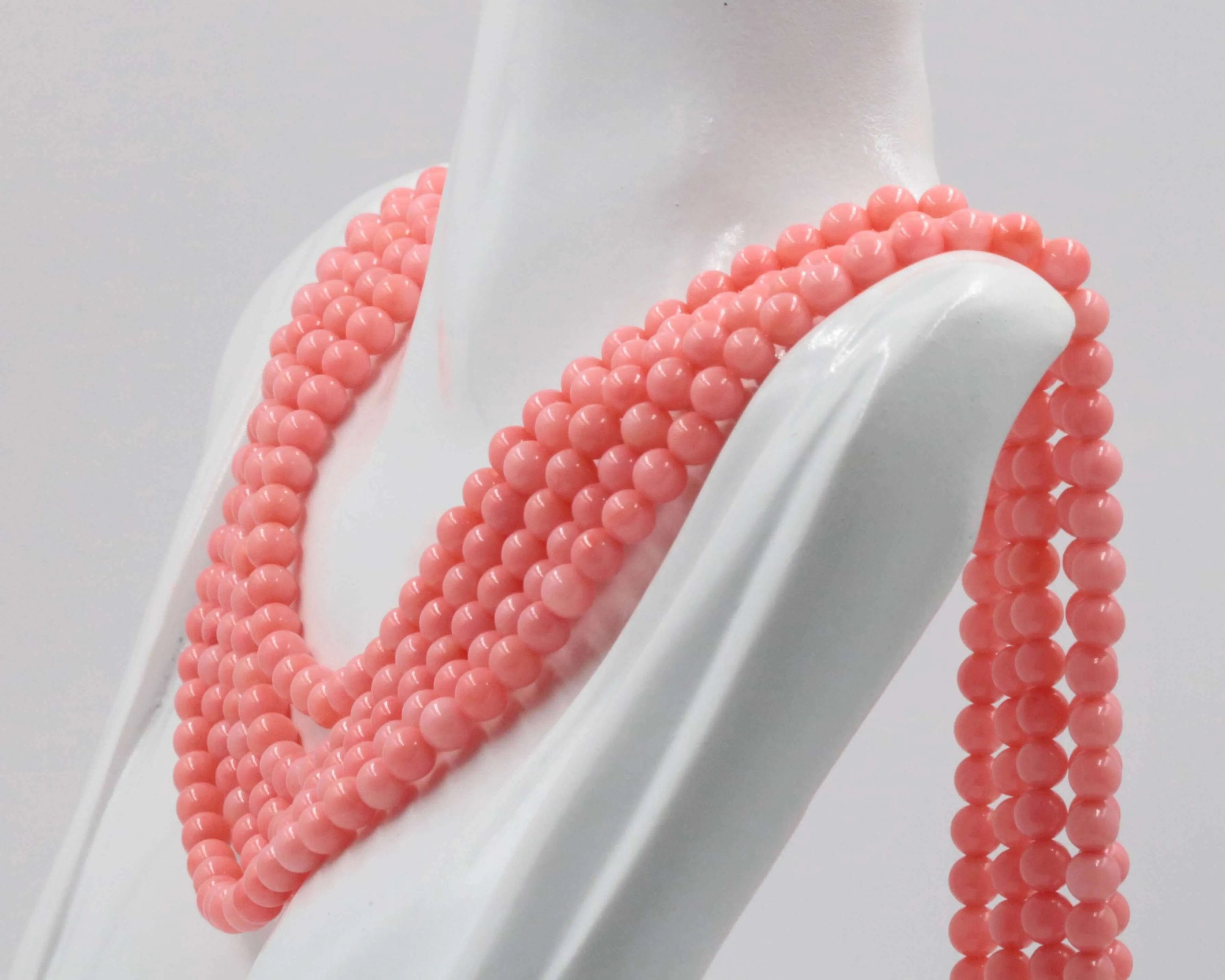 Coral Beaded Necklace Coral Necklace pink coral beaded necklace Antique Coral Beads Natural Coral Necklace 18 Inches SKU: 6142741