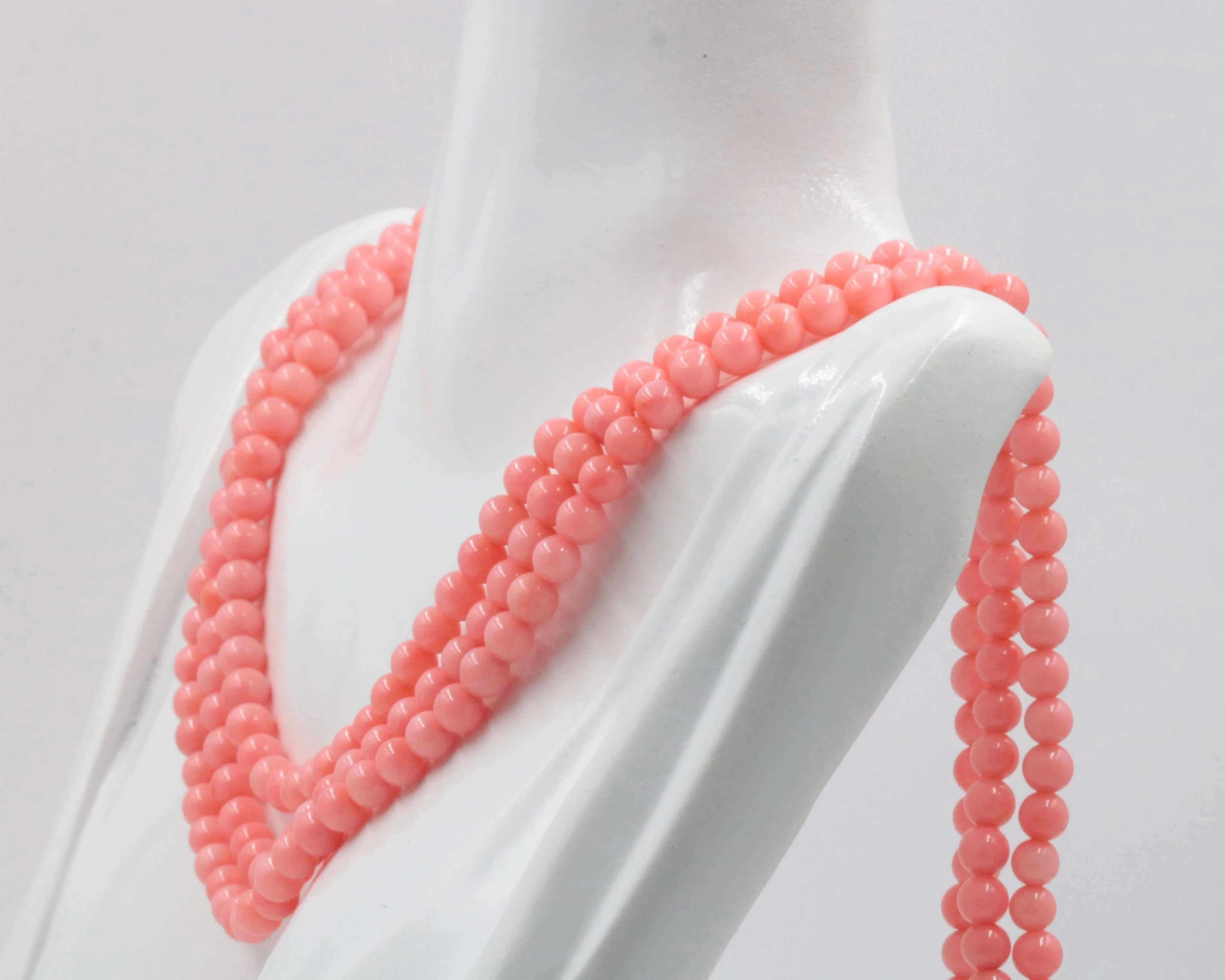 Coral Beaded Necklace Coral Necklace pink coral beaded necklace Antique Coral Beads Natural Coral Necklace 18 Inches SKU: 6142741