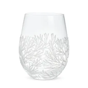 Coral Branch Stemless Goblet