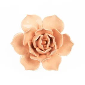 Coral Ceramic Flower: 6 Coral