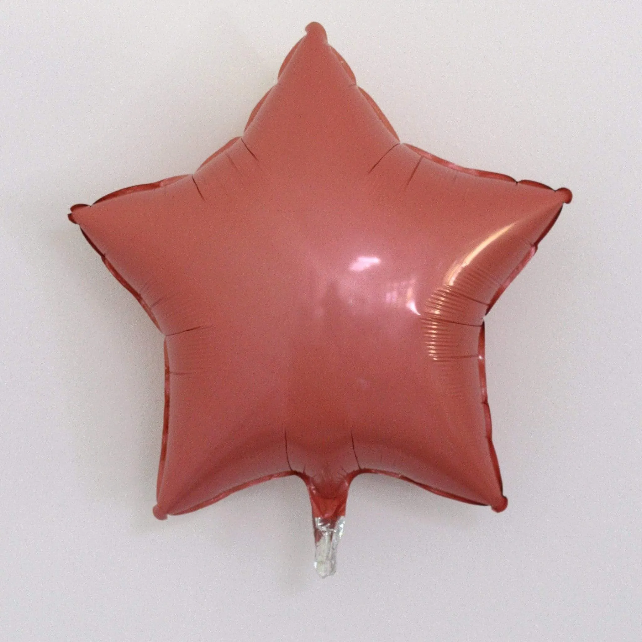 Coral Star Foil Balloon 20"