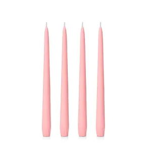 Coral Taper Candles (4 pack)