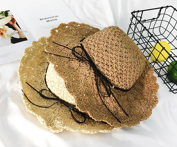 Crochet Straw Hat