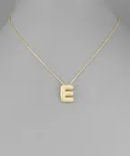 CZ Initial Necklace