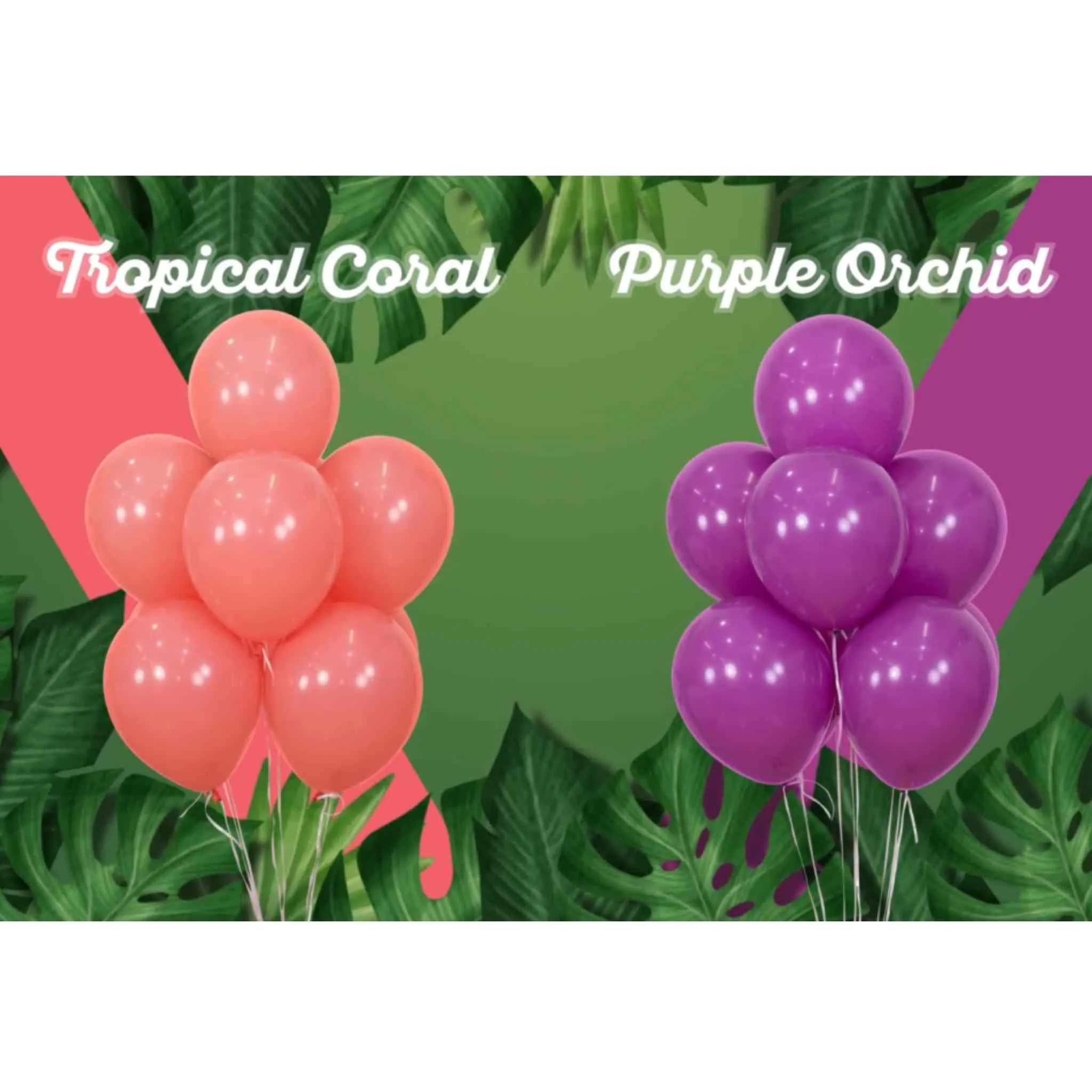 Deluxe Tropical Coral | 11 INCH | Sempertex Latex Balloons | Package 10