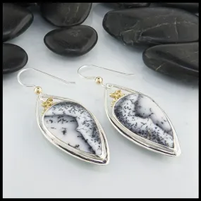 Dendritic Opal Earrings