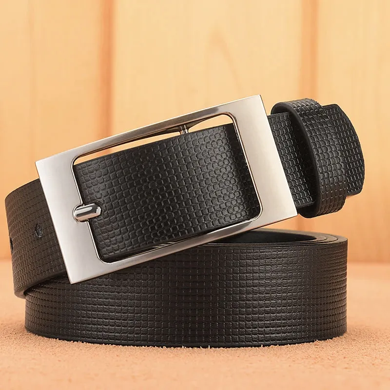 Designer White Belts Men High Quality Leather Fashion Luxury Male Waist Belt Casual Male Pu Leather Dot Strap Ceinture Homme