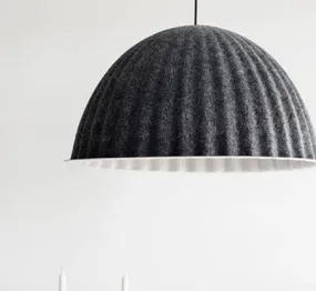 Ditte Contemporary Patterned Dome Pendant Light