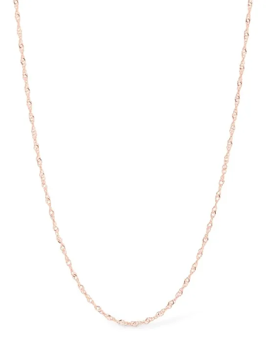 DoDo   9kt Rose gold Essential chain necklace 