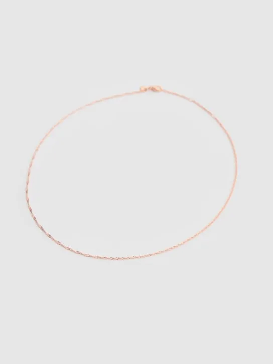 DoDo   9kt Rose gold Essential chain necklace 