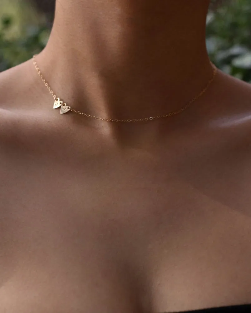 Double Heart Necklace