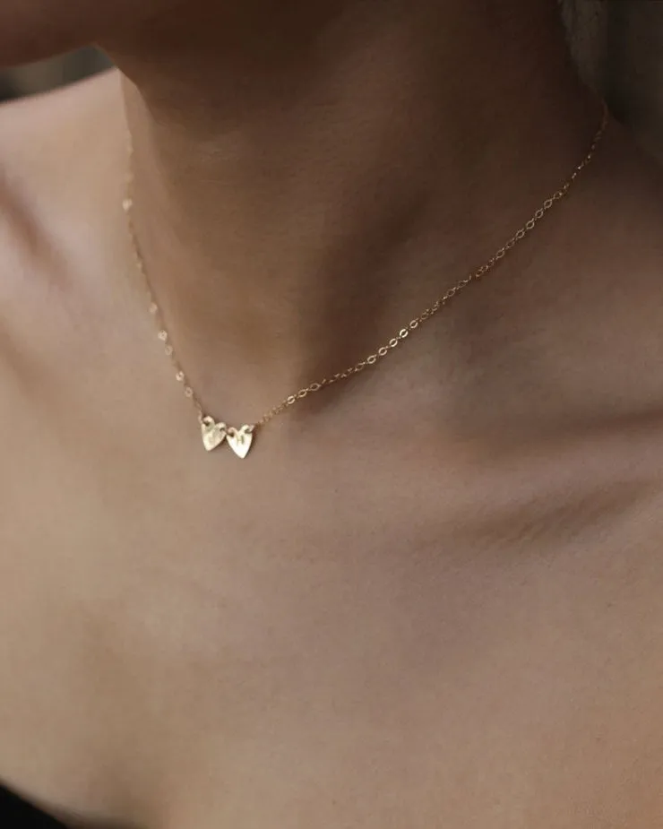 Double Heart Necklace