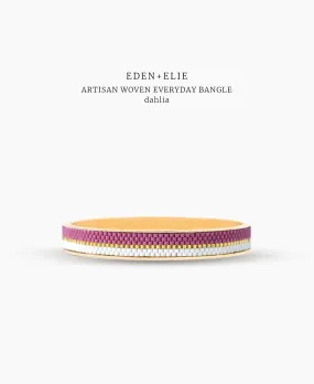 EDEN   ELIE Everyday Gold Narrow Bangle - dahlia