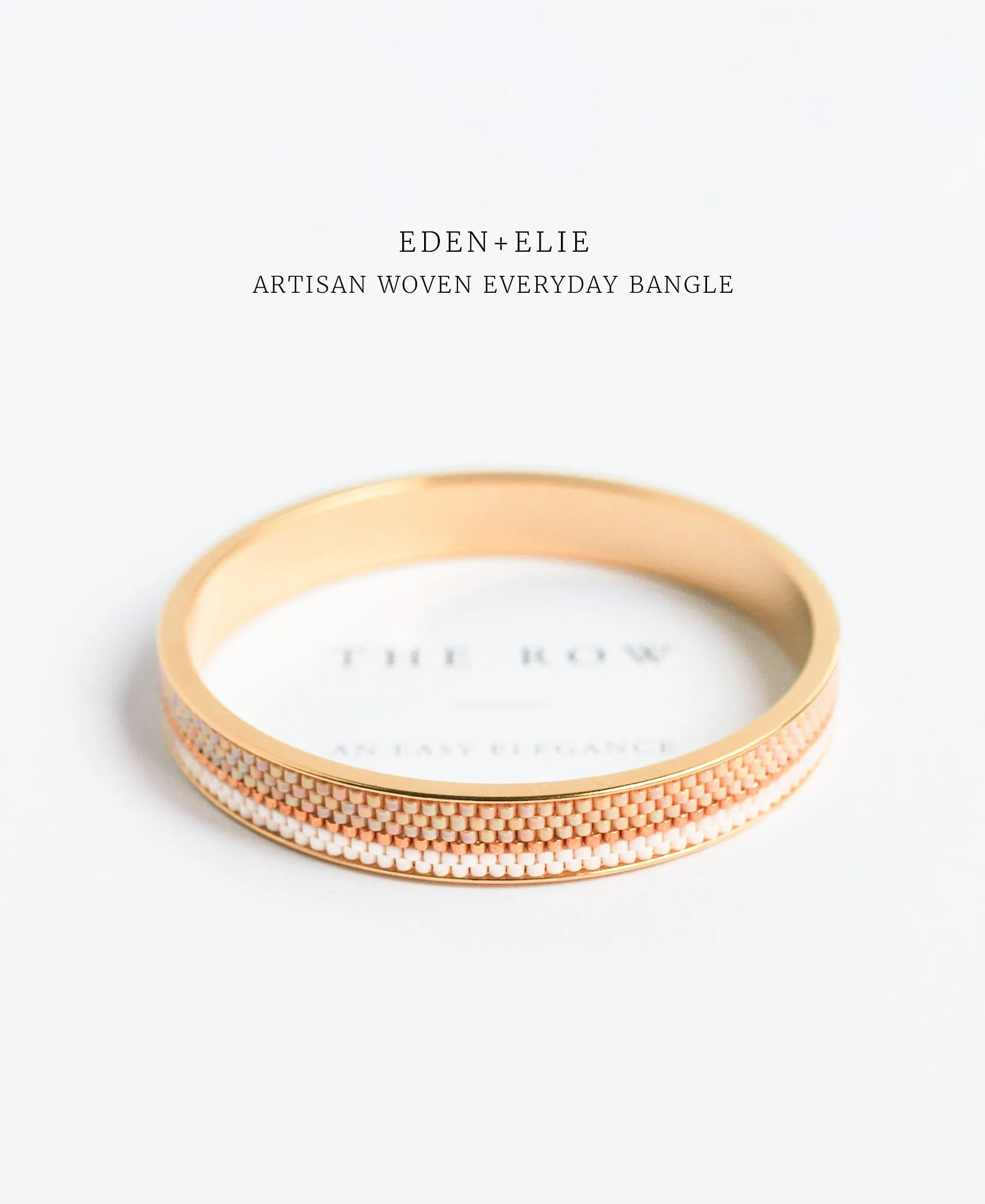 EDEN   ELIE Everyday Gold Narrow Bangle - dahlia