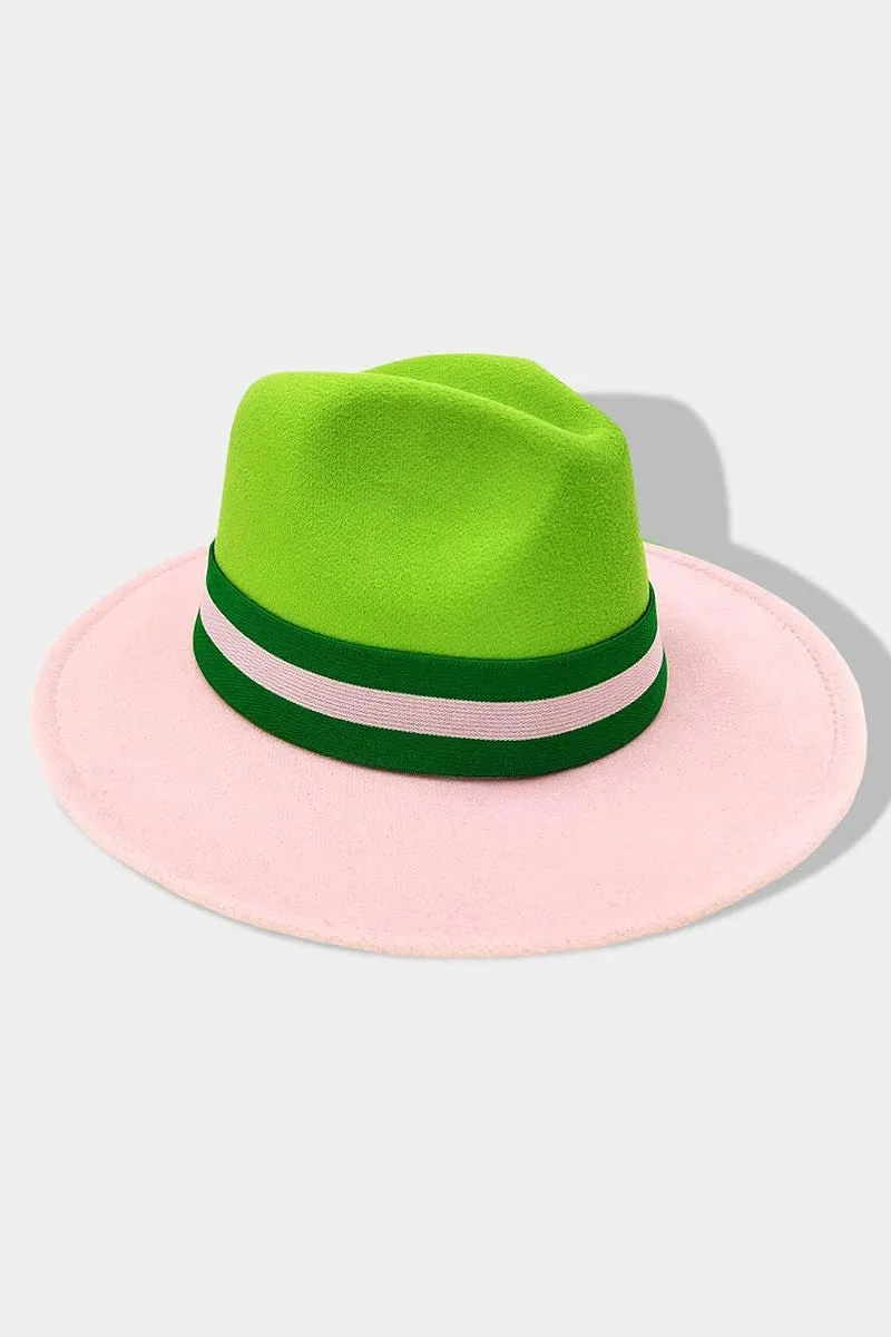 Fedora Hat Color Block