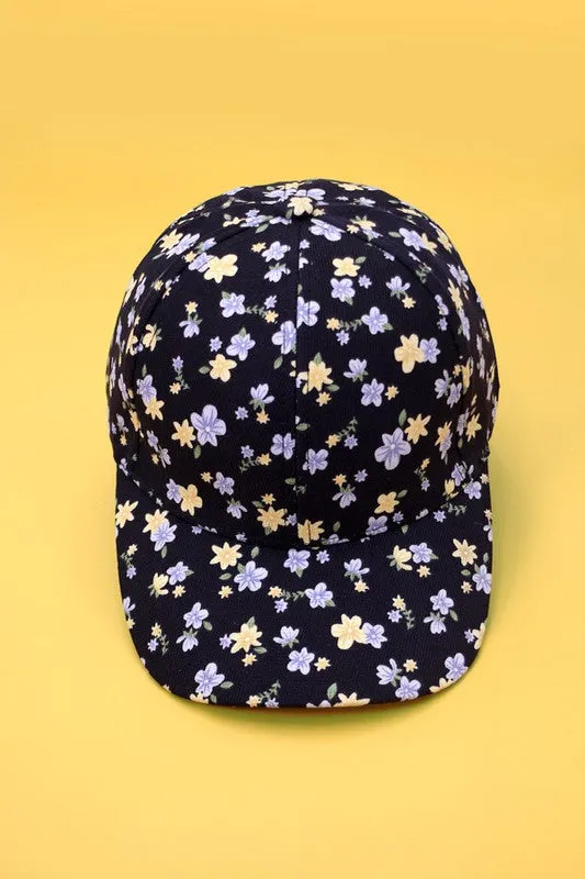 Floral Baseball Cap