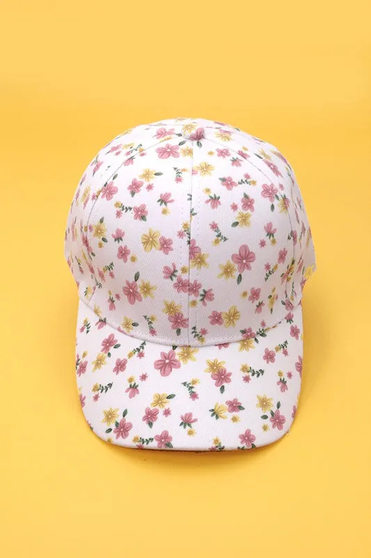 Floral Baseball Cap