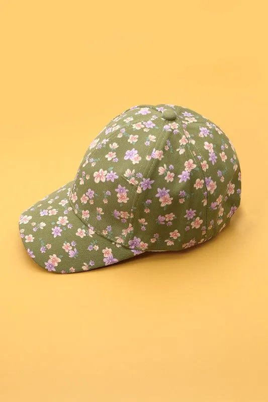 Floral Baseball Cap