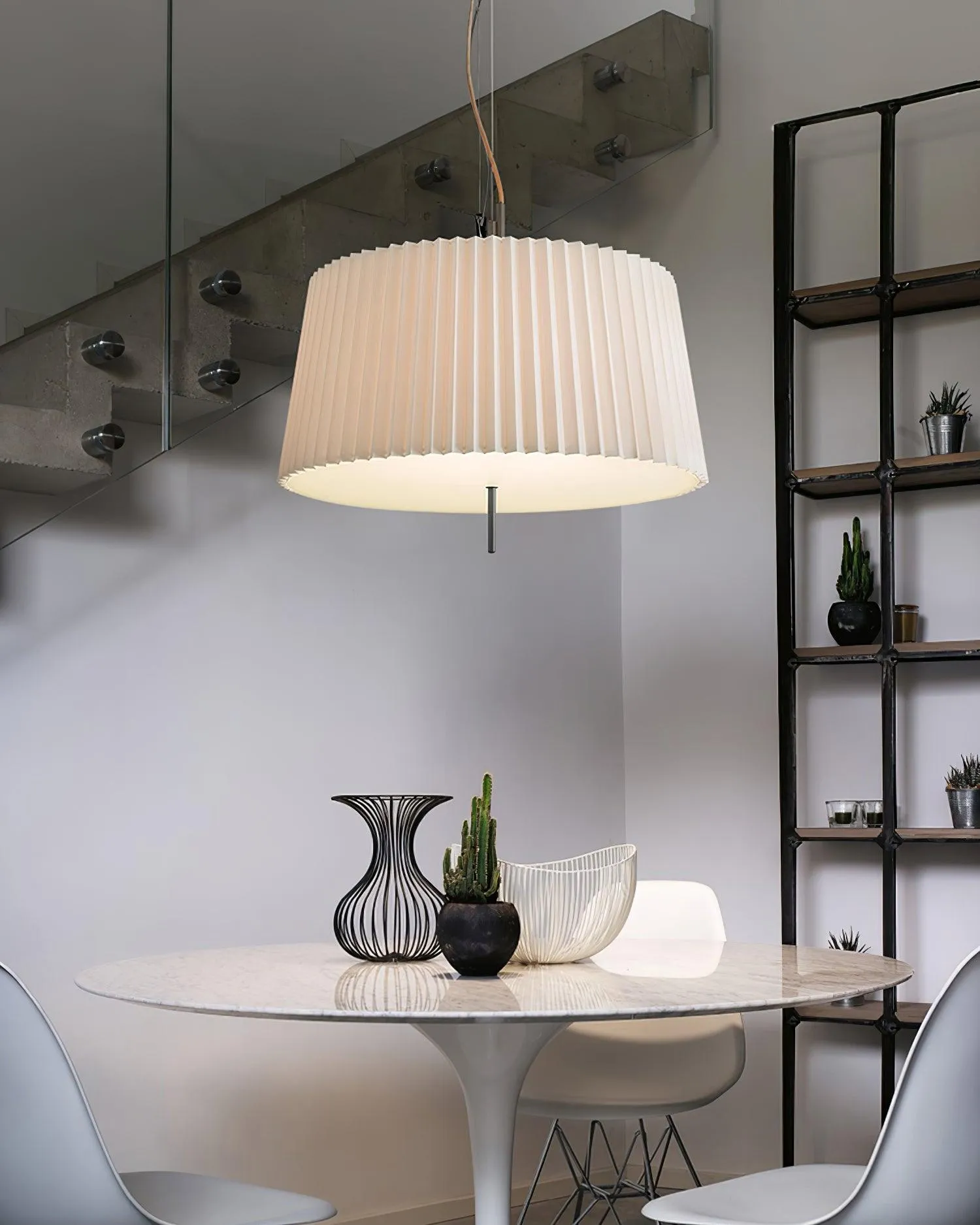 Folie White Pendant Light