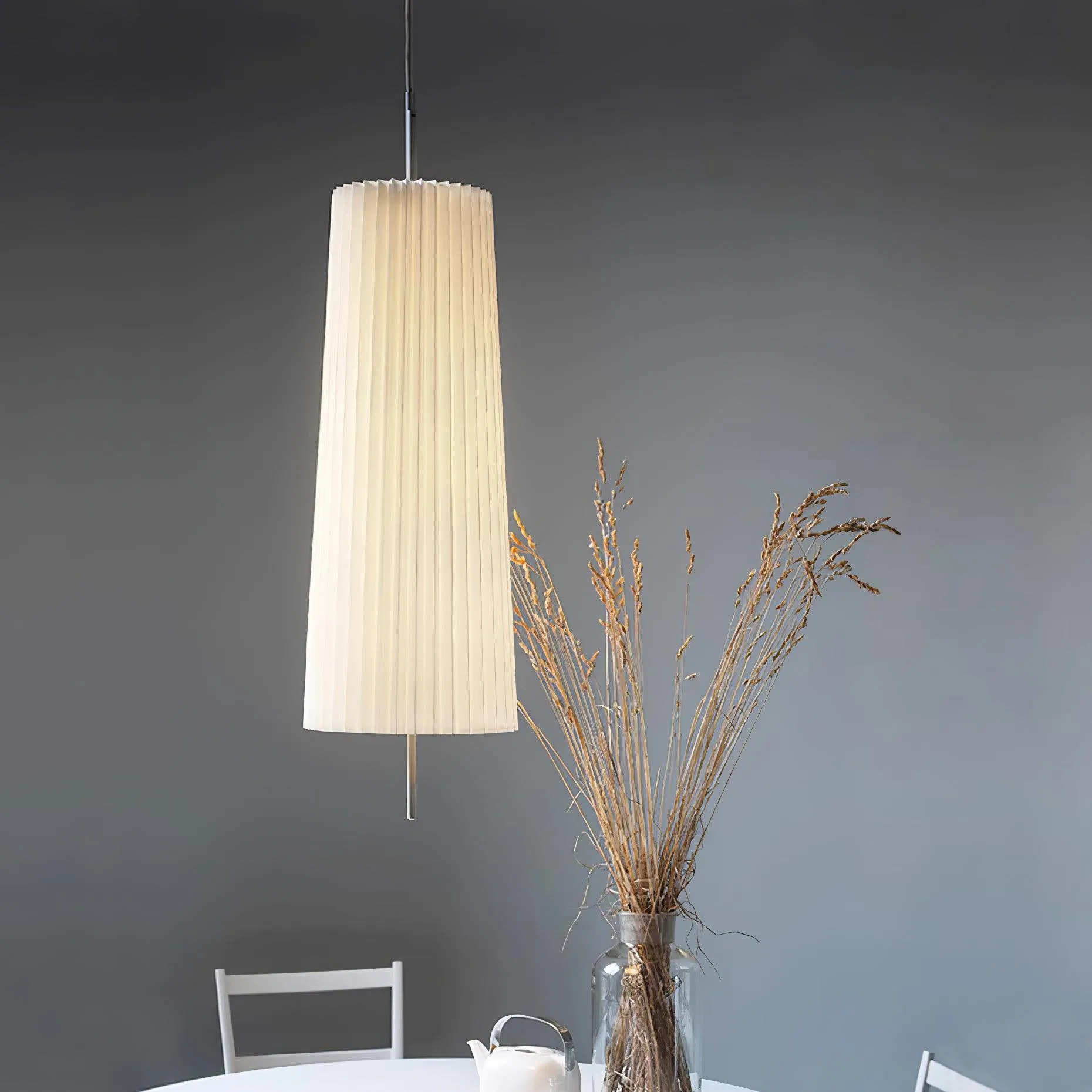 Folie White Pendant Light