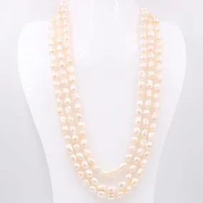 Fresh Water Pearl Necklace Pearl Necklace Long Necklace Layered Necklace Single Strand Necklace Pearl Jewelry SKU 6143268