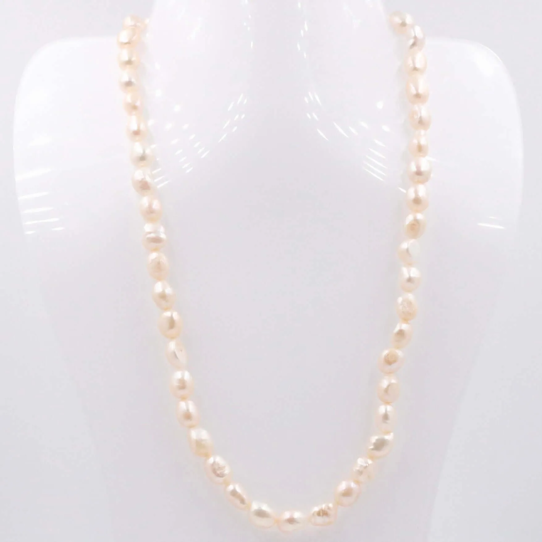 Fresh Water Pearl Necklace Pearl Necklace Long Necklace Layered Necklace Single Strand Necklace Pearl Jewelry SKU 6143268