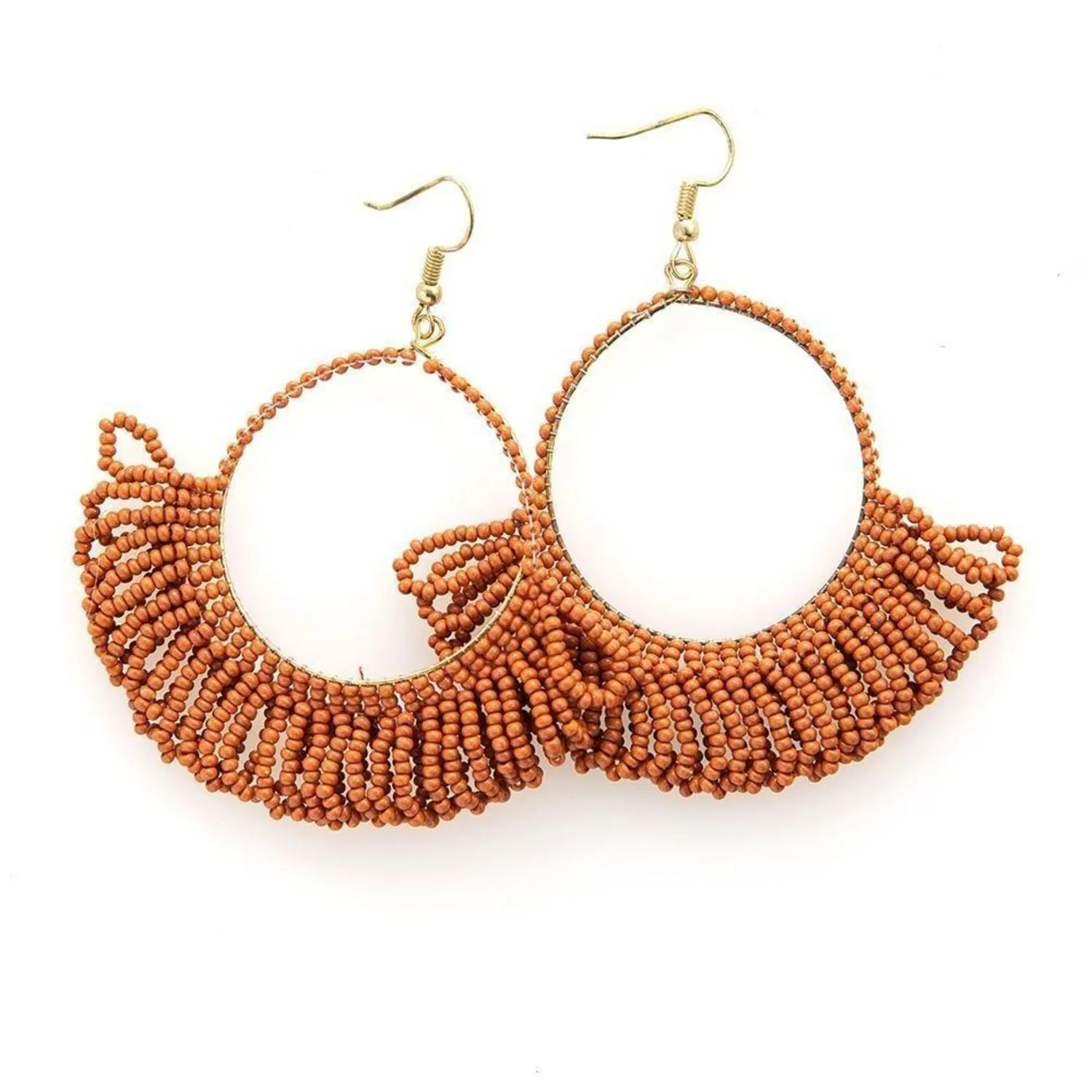 Fringe Seed Bead Earrings