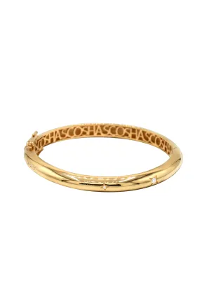 Go Bold Classic Bangle with Diamonds