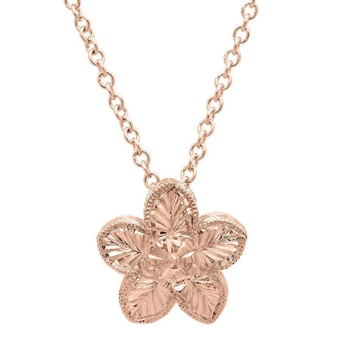 Gold Flower Pendant